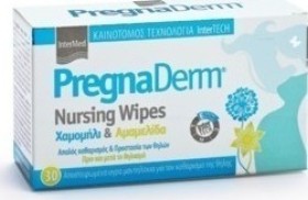 Pregnaderm Nursing Wipes Αποστειρωμένα Υγρά Μαντηλάκια Θηλής 30τμχ