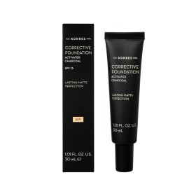 Korres ACTIVATED CHARCOAL Corrective Foundation  SPF15 ACF1 30ml