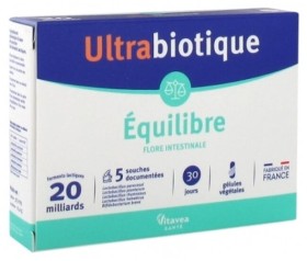 Ultrabiotique Equilibre Balance, Φόρμουλα 20δις Προβιοτικών 30caps