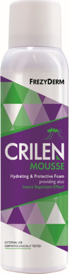 Frezyderm Crilen Mousse 150ml Αφρός Με Εντομοαπωθητική και Ενυδατική Δράση