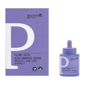 Panthenol Extra Glowy Skin Niacinamide Serum, Αντιγηραντικό Serum Προσώπου με Νιασιναμίδη & Υαλουρονικό Οξύ για Ακμή, Ερυθρότητα, Πανάδες 30ml