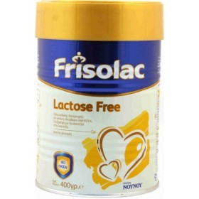 Frisolac Lactose Free Βρεφικό Γάλα Ελεύθερο Λακτόζης 400gr