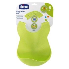 Chicco Αδιάβροχη Σαλιάρα Σιλικόνης με Κουμπί Easy Flex & Τσέπη για 6m+ 1τμχ 16302-30