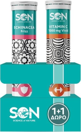 Science of Nature Echinacea 20tabs Αναβράζοντα & ΔΩΡΟ Vitamin C 1000mg 20tabs Αναβράζοντα Συμπλήρωμα για την Ενίσχυση του Ανοσοποιητικού