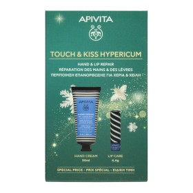Apivita XMAS PROMO 2026 Touch & Kiss Hypericum με Ενυδατική Κρέμα Χεριών με Μελισσοκέρι 50ml & Lipcare Βούτυρο Κακάο SPF20 4.4g