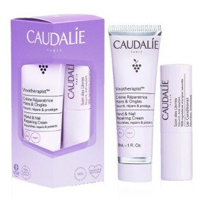 Caudalie PROMO Vinotherapist Hand & Nail Repairing Cream Ενυδατική Κρέμα Χεριών 30ml & Lip Conditioner Ενυδάτωση Χειλιών 4.5gr