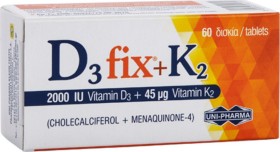 D3 fix 2000IU + K2 45mcg 60tabs