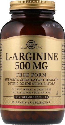 Solgar L-Arginine 500mg 50caps