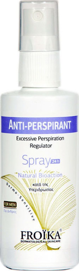 Froika Antiperspirant Spray Men Αντιϊδρωτικό - Αποσμητικό 60ml