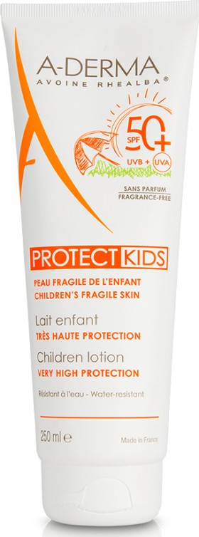 ADerma Protect Kids Children Lotion Very High Protection SPF50+ Αντηλιακό Παιδικό Γαλάκτωμα 250ml