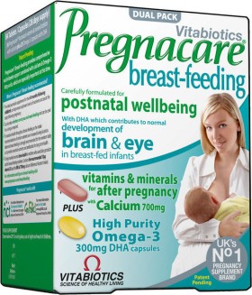 Pregnacare Breast Feeding Συνδυασμός Θρεπτικών Συστατικών για την Περίοδο του Θηλασμού 84tabs