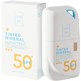 Lavish Care Tinted Mineral Mineral Αντηλιακή Κρέμα Προσώπου SPF50 με Χρώμα No2 Medium Shade 50ml