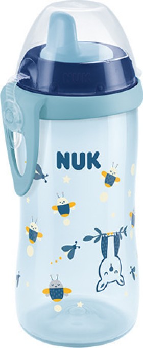 Nuk Kiddy Cup Night Μπλε Παγουράκι με Ρύγχος 12m+ 300ml 10.255.541