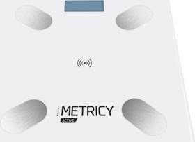 Ψηφιακή Ζυγαριά Μπάνιου και Λιπομετρητής Metricy Active Λευκό 1τμχ