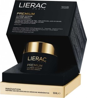 Lierac Premium La Creme Soyeuse Κρέμα Προσώπου Ελαφριάς Υφής για Απόλυτη Αντιγήρανση 50ml