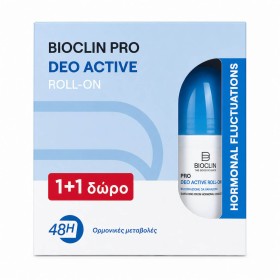 Bioclin Promo 1+1 Δώρο Pro Deo Active 48h Αποσμητικό Roll-On 2x50ml