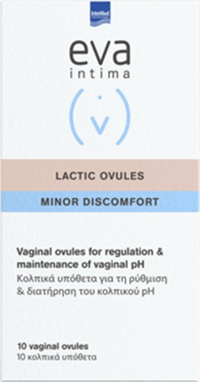 Intermed Eva Intima Minor Discomfort Lactic Ovules 10τμχ