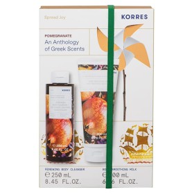 Korres PROMO 2025 An Anthology of Greek Scents με Pomegranate Grove Renewing Αφρόλουτρο 250ml & Pomegranate Grove Smoothing Ενυδατικό Γαλάκτωμα Σώματος 200ml