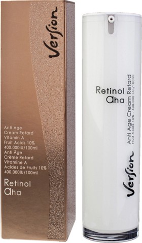 Version Retinol Aha Κρέμα Προσώπου Ημέρας για Ενυδάτωση & Ανάπλαση με Ρετινόλη 50ml