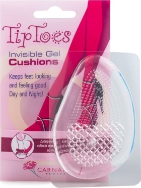 Carnation TipToes Invisible Gel Cushions Διάφανοι Πάτοι από Gel One Size 1ζευγάρι 1065