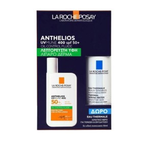 La Roche Posay PROMO 2024 με Anthelios UVMune 400 SPF50 Oil Control Fluid Αντηλιακό με Λεπτόρευστη Υφή για Λιπαρό Δέρμα 50ml & ΔΩΡΟ Eau Thermale Ιαματικό Νερό 50ml