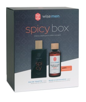 Vican Wise Men Spicy Box Ανδρικό Σετ με Eau de Toilette 100ml & Beard & Hair Shampoo 200ml 2τμχ