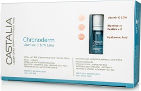 Castalia Chronoderm Αντιγηραντικό Serum Προσώπου με Υαλουρονικό & Βιταμίνη C 14x5ml