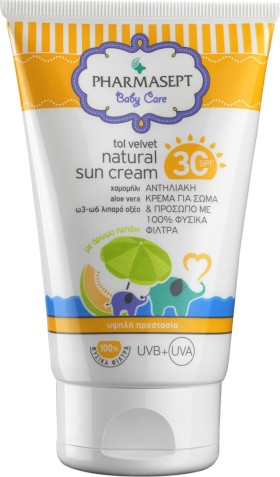 Pharmasept Tol Velvet Baby Natural Sun Cream SPF30 100ml