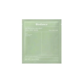 Biodance Refreashing Sea Kelp Real Deep Mask, Αναζωογονητική Μάσκα Βαθιάς Δράσης με θαλάσσια Φύκια - Μάσκα προσώπου υδρογέλης 1τμχ