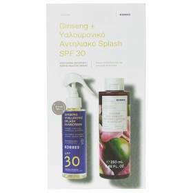 Korres PROMO PACK Ginseng Hyaluronic SPF30 150ml και Renewing Body Cleanser Ginger & Lime 250ml