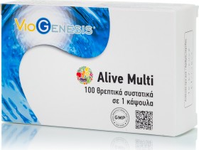 Viogenesis Alive Multi Πολυβιταμινούχος Φόρμουλα με 100 Φυσικά Συστατικά 60caps