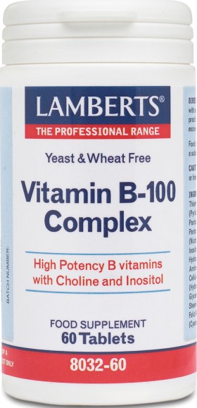 Lamberts Vitamin B-100 Complex 60tabs