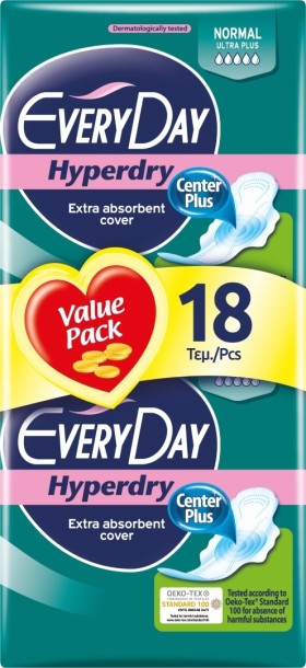 EveryDay Hyperdry Ultra Plus Normal 18τεμ