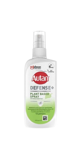 Autan Defense Plant Based Εντομοαπωθητική Λοσιόν σε Spray Κατάλληλη για Παιδιά 100ml