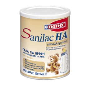 Sanilac HA Υποαλλεργικό Γάλα σε Σκόνη 400gr