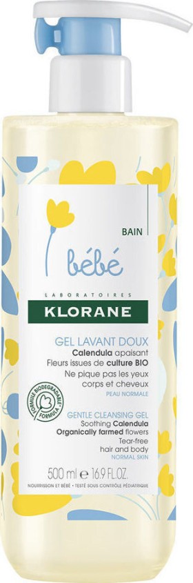 Klorane Bebe Gentle Cleansing Gel για Βρέφη & Παιδιά 500ml