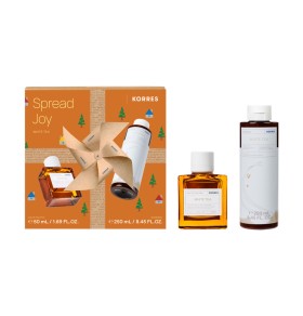 Korres PROMO 2023 Spread Joy White Tea Eau De Toilette 50ml & Showergel White Tea Αφρόλουτρο Λευκό Τσάι 250ml
