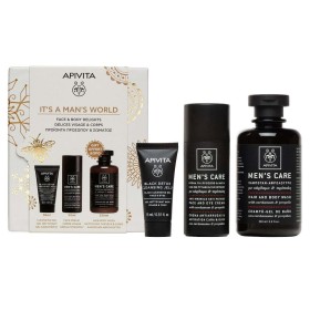 Apivita XMAS PROMO 2025 It’s A Man’s World με Αντιρυτιδική Κρέμα Προσώπου 50ml & ΔΩΡΟ Black Detox 50ml & Hair/Body Cleanser 250ml