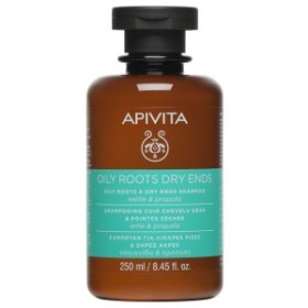 APIVITA Oily Roots & Dry Ends Shampoo με Τσουκνίδα & Πρόπολη 250ml