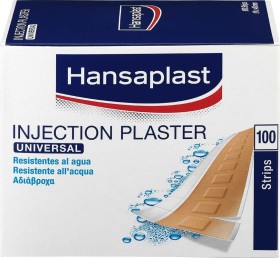 Hansaplast Universal Injection Plaster Αυτοκόλλητα Επιθέματα 40x19mm 100τμχ