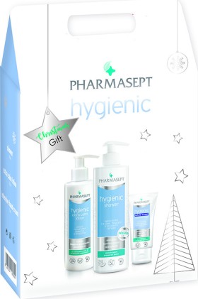 Pharmasept Christmas Gift Hygienic Set Shower Gel 500ml & Extra Calm Lotion 250ml & Intensive Hand Cream 75ml