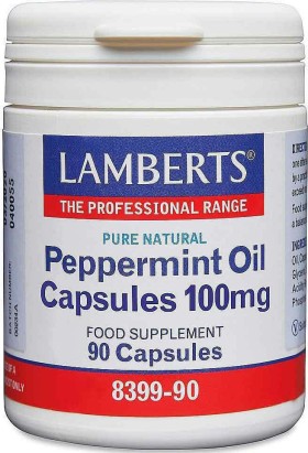 Lamberts Peppermint Oil Ελαιο Μέντας 100mg 90caps