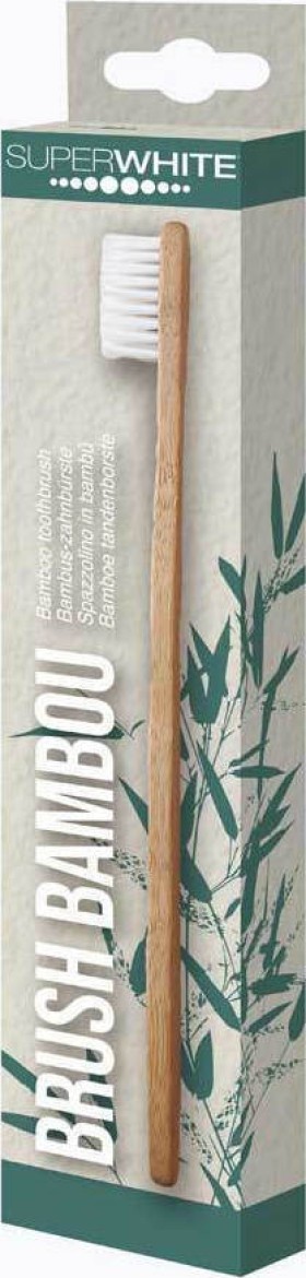 Superwhite Brush Bamboo Soft Οδοντόβουρτσα Μπαμπού Μαλακή 1τμχ