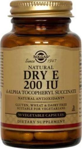 Solgar Dry Vitamin E 200iu 50caps