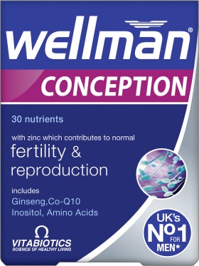 Vitabiotics Wellman Conception Βοήθημα για την Ανδρική Γονιμότητα 30tabs