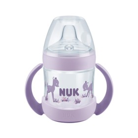 Nuk First Choice Nature Sense Learner Bottle 6-18m, Μωβ Ελαφάκι, 150ml 10.743.929