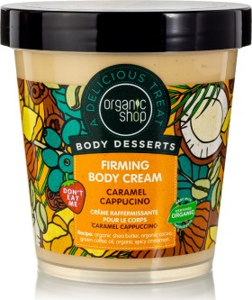 Natura Siberica Organic Shop Body Desserts Συσφιγκτική Κρέμα Σώματος Caramel Cappuccino 450ml