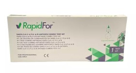 Vitrosens RapidFor SARS-CoV-2 & FLU A/B Combo Antigen Test Kit Διαγνωστικό Τεστ Ταχείας Ανίχνευσης Αντιγόνων Covid-19 & Γρίπης με Ρινικό Δείγμα 1τμχ