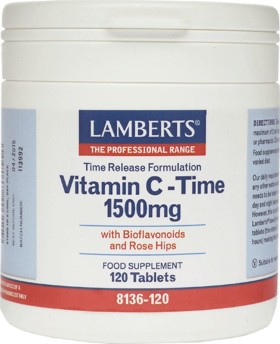 Lamberts Vitamin C Time Release 1500mg 120tabs