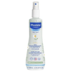 Mustela Hair Styler & Skin Freshener Νερό Φρεσκαρίσματος Για Σώμα Και Μαλλιά με Έλαιο Χαμομηλιού 200 ml
